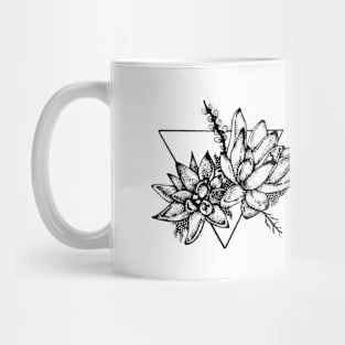 Succulents by Skye Rain Art Mug